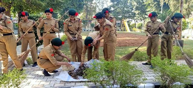 Observance of Swatcchta Pakhwada by NCC cadets